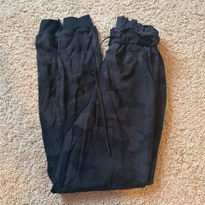 Black Camouflage Lulu Joggers